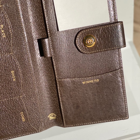 GUCCI Rare Vintage Web Stripe Ticket Case Wallet/Clutch - Picture 8 of 14